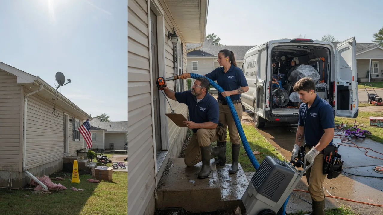 Ceiling Water Damage Restoration in New Lisbon, IN near me